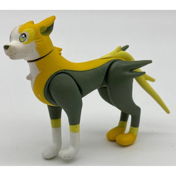 Pokemon Boltund 3'' Articulated Dog Pokemon  Battle Figure Jazzwares 2021 - Picture 1 of 5